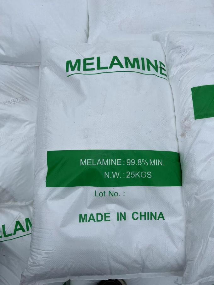 99,8% μελαμίνη σε σκόνη για παραγωγή πιατικών μελαμίνης 0
