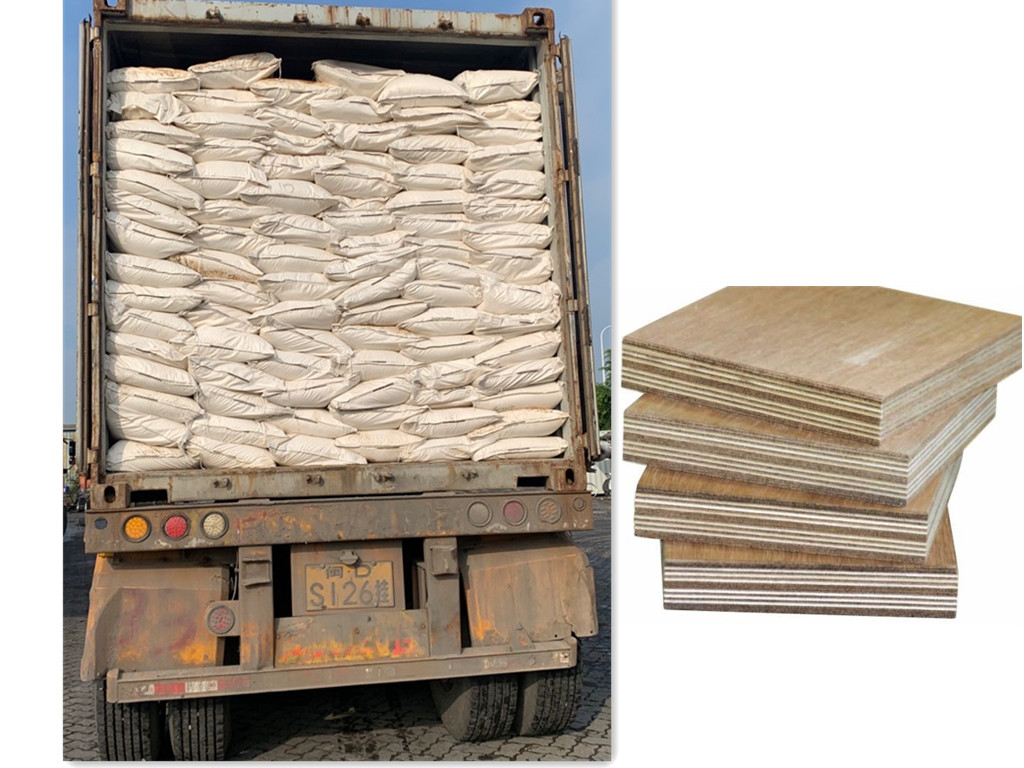 China Melamine Urea Formaldehyde Resin Powder Cas 9011 05 6 OEM For Plywood