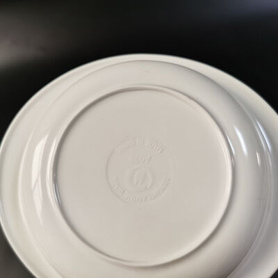White Customized Melamine Environmental Friendly Plate Withstand Temperature -20℃-120℃ For Hotel Restaurant