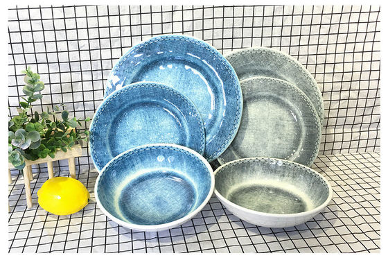 Καλή τιμή. Ζεστή πώληση Τροφίμων Αδυναμικό σε σπάσιμο Ανθεκτικό στη θερμότητα σετ και πιάτα μελαμίνης για ξενοδοχεία και εστιατόρια σε απευθείας σύνδεση