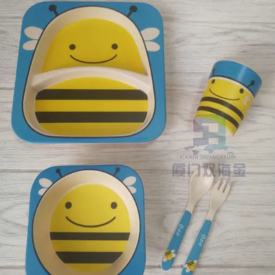 Καλή τιμή. Dinnerware των παιδιών οικιακού μπαμπού, Dinnerware ινών μπαμπού σε απευθείας σύνδεση