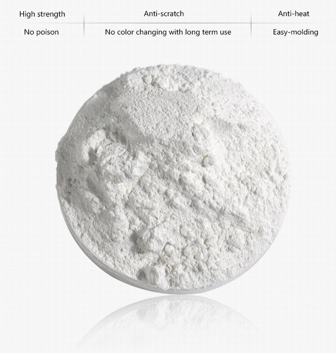 Άσπρη σκόνη τοποθέτησης υαλοπινάκων μελαμινών για το επιτραπέζιο σκεύος μελαμινών Shinning 0